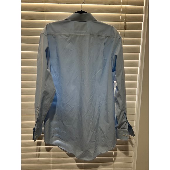 Thomas Pink Long Sleeve Button Up Shirt - Size 16 - Picture 3 of 3